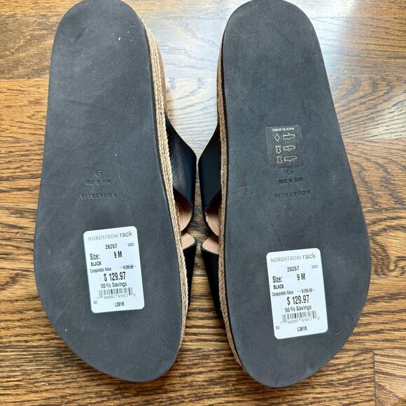 Aquatalia Ariana Slip-on Platform Sandals in size 9 - Picture 4 of 4